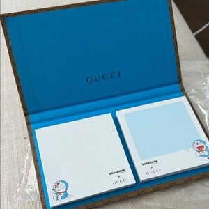Gucci Doraemon Note Pad Set